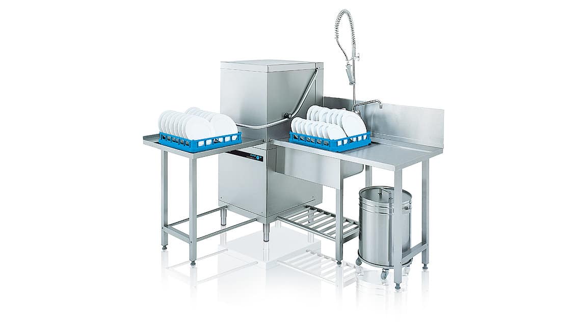 Lave vaisselle professionnel à capot & électronique → matériel SILBER